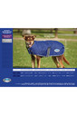 Weatherbeeta Comfitec Windbreaker Free Dog Coat - Dark Blue / White / Grey